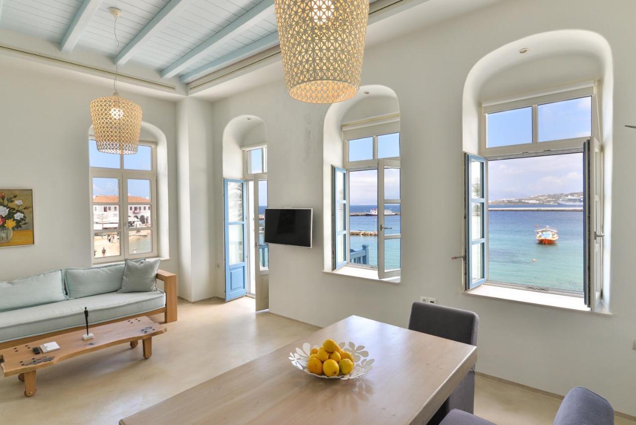 White Memories, Seafront Luxury Apartment Mykonos Mykonos Town Exterior foto