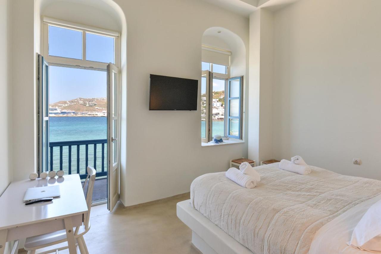 White Memories, Seafront Luxury Apartment Mykonos Mykonos Town Exterior foto